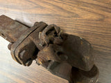 Vtg Made in USA Heavy Duty Steel Hook Ball Receiver Insert Hitch