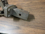 Vtg Made in USA Heavy Duty Steel Hook Ball Receiver Insert Hitch
