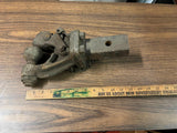 Vtg Made in USA Heavy Duty Steel Hook Ball Receiver Insert Hitch