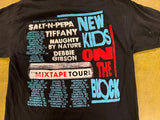 New kids on the block mixtape tour 2019 t shirt short sleeve black Mens sz M