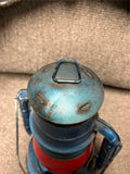 vtg Dietz little wizard railroad blue lantern original red globe collectable
