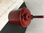 Vtg Red Eagle Safety Spring Handle Opener Oil Gas Metal Tin Can 1/2 gallon