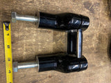 OEM Black 3" Handlebar Risers Harley Fat Bob dyna Sportster Softail Chopper Fact