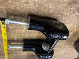 OEM Black 3" Handlebar Risers Harley Fat Bob dyna Sportster Softail Chopper Fact