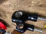 OEM Black 3" Handlebar Risers Harley Fat Bob dyna Sportster Softail Chopper Fact