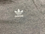 adidas Adicolor Originals Trefoil 3 Stripes Gray T-Shirt Women's Size Small