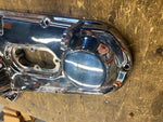 Chrome Primary cover FLH Shovelhead Electra Glide floorboard tab CCI 1970-1984