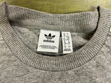 adidas Adicolor Originals Trefoil 3 Stripes Gray T-Shirt Women's Size Small
