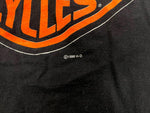 VTG Harley Davidson Double Sided FLSTN T-Shirt Men's Sz M Nostalgia Cow Glide