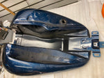 Metalflake Blue Gas Tank Harley Street Road Glide Bagger 2008^ FLH Nice 6 gallon