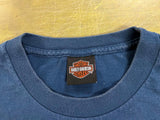 Harley Davidson Proven Performance Graphic T-shirt Blue Mens Size Large
