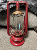 vtg C.T. Ham MFG CO No.0 clipper railroad lantern NY USA Embury No.0 glass globe