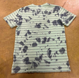 Vans Green Tie Dye Striped Short Sleeve Crewneck T-shirt Mens Size Small