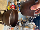 No. 1 Otto bernz Smelter Pot Cast Iron Antique Vtg Tools Gas 1800's Blacksmith!