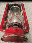 vtg C.T. Ham MFG CO No.0 clipper railroad lantern NY USA Embury No.0 glass globe