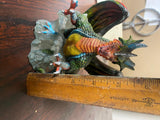 Magic Dragon Fantasy Resin Mytical Statue Deco Wizzard 6" Knight Dungeon Cool!