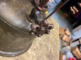 No. 1 Otto bernz Smelter Pot Cast Iron Antique Vtg Tools Gas 1800's Blacksmith!