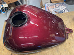 Maroon Gas Tank Bagger FLHX Road Street Glide w Emblems 2008^ FLH Harley Nice!