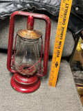 vtg C.T. Ham MFG CO No.0 clipper railroad lantern NY USA Embury No.0 glass globe