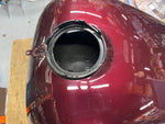 Maroon Gas Tank Bagger FLHX Road Street Glide w Emblems 2008^ FLH Harley Nice!