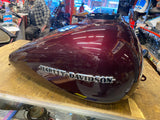 Maroon Gas Tank Bagger FLHX Road Street Glide w Emblems 2008^ FLH Harley Nice!