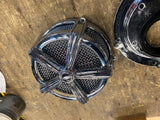 Kuryakyn Air Cleaner Chrome Harley Hi-five Mach 2 Sportster Softail Dyna Touring