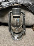 vtg 1937 Dietz junior sanskrit gray railroad lantern cold blast glass globe