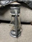 vtg 1937 Dietz junior sanskrit gray railroad lantern cold blast glass globe