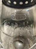 vtg 1937 Dietz junior sanskrit gray railroad lantern cold blast glass globe