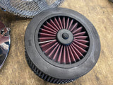 Kuryakyn Air Cleaner Chrome Harley Hi-five Mach 2 Sportster Softail Dyna Touring