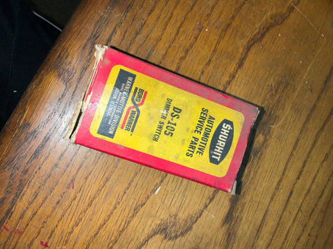 Vintage Shurhit Ignition Repair Parts "Ds-105" Dimmer Switch In Original Box