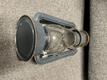 vtg 1937 Dietz junior sanskrit gray railroad lantern cold blast glass globe