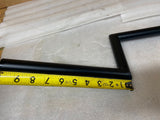 Black 5" Custom Z bars 1" 25w Chopper Harley bobber Handlebars Old Skool Ironhea