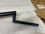 Black 5" Custom Z bars 1" 25w Chopper Harley bobber Handlebars Old Skool Ironhea