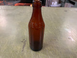 Vintage Antique Certo Amber Bottle Embossed "For 1/2 Bottle Pour To Here"