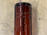 Vintage Antique Certo Amber Bottle Embossed "For 1/2 Bottle Pour To Here"