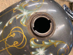 Vtg Old Skool Paint Sportster Chopper Gas Tank Gold Leaf Harley 70's Panhead