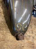 Vtg Old Skool Paint Sportster Chopper Gas Tank Gold Leaf Harley 70's Panhead