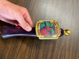 Vintage NOR' WESTER RASPBERRY WEIZEN beer wood tap handle unique collectible