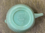 Vintage Jadeite Green Fire-King Oven Ware Creamer USA Jane Ray Ribbed