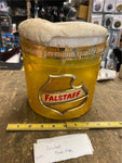 Vtg 1950's Falstaff Beer Display Sign Advertising Pitcher Brewer collector Taver