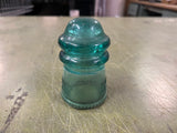 vtg antique Pat. 1893 Hemingray No. 9 blue glass insulator