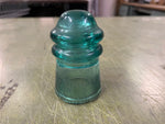 vtg antique Pat. 1893 Hemingray No. 9 blue glass insulator