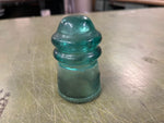 vtg antique Pat. 1893 Hemingray No. 9 blue glass insulator