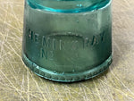 vtg antique Pat. 1893 Hemingray No. 9 blue glass insulator