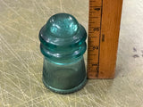 vtg antique Pat. 1893 Hemingray No. 9 blue glass insulator
