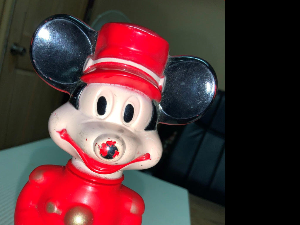 Vintage 1960s Walt Disney Mickey The Band Leader Soaky Bottle Cartoon Cyclewarehouseonline 2884