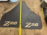 VTG Chevy Camaro Z28 Mudflaps Splash Gaurd Logo Old Skool Hot Rod!