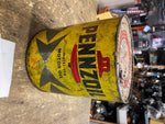 Vtg Metal 1 Gallon Pennzoil Oil Gas Can Tin collectible Service Station Garage