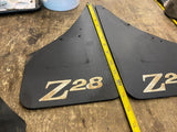 VTG Chevy Camaro Z28 Mudflaps Splash Gaurd Logo Old Skool Hot Rod!